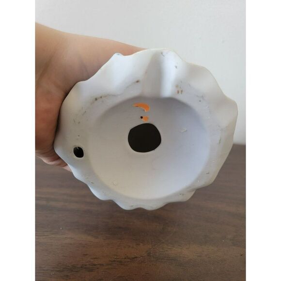 Ceramic Halloween Happy Ghost Jack O'Lantern pumpkin home decor figure - Picture 6 of 6